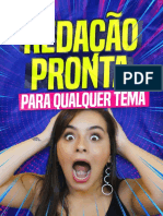 (POXALULU) Redação Pronta - Qualquer Tema