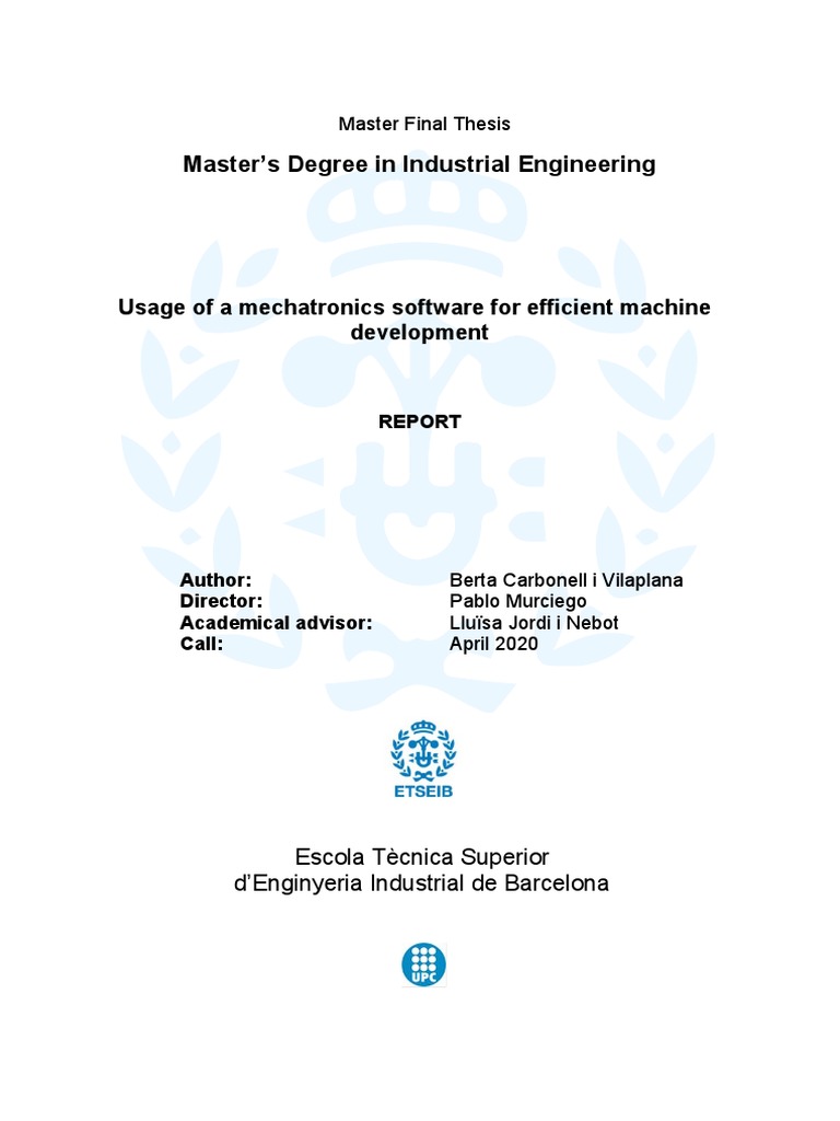 Report TFM Bertacarbonell PDF Programmable Logic Controller