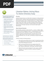 Download An Easy Way to Join Macs to Active Directory by Likewise Software SN6075415 doc pdf