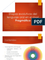 Clase 5 - Etapas Evolutivas Del Lenguaje Oral en El Nivel Pragmático