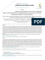 Efecto de Las Descargas Domésticas y de Beneficio de Café Sobre La Calidad Del