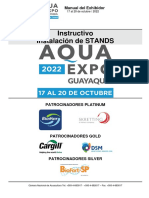 MANUAL DEL EXHIBIDOR AQUAEXPO GUAYAQUIL 2022 - 17 Al 20 de Octubre