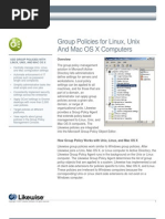 Download Group Policies for Linux Unix and Mac OS X Computers by Likewise Software SN6075444 doc pdf