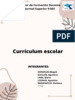 Currículum Escolar