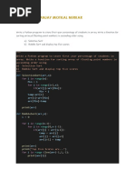 B45 Selection Bubble Sort