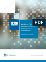2011 Managing Portfolio Investments Survey