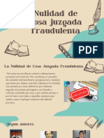 Nulidad Cosa Juzgada Fraudulenta