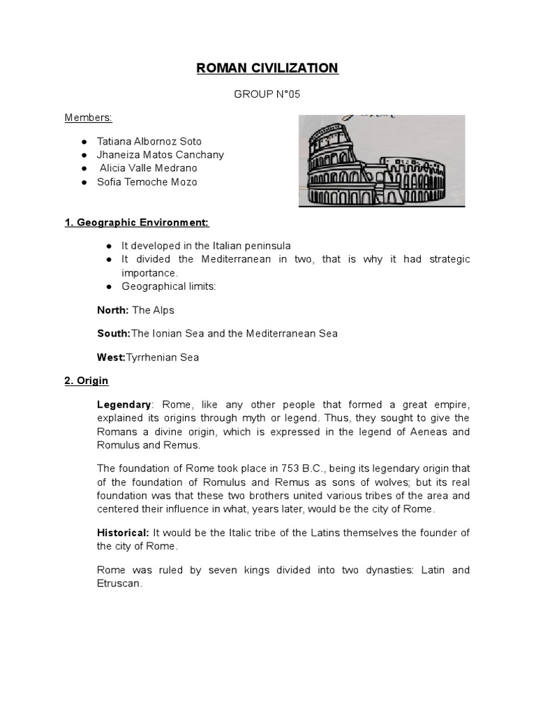 Roman Civilization and Expansion Overview | PDF | Roman Republic ...