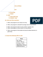 Array UML Sheet