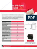 Batterie Solaire Etanche AGM (65 Ah)