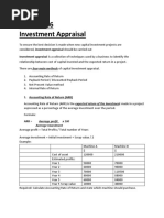 Chapter 46 Investment Appraisal