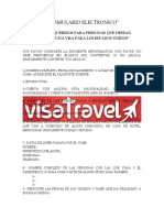 Formulario Electronico Visa-Travel