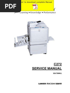 RICOH DX 4545 Service Manual Pages - Manualzz | PDF