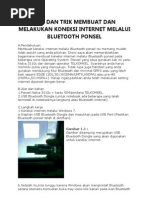 Download Tips Dan Trik Membuat Koneksi Internet Melalui Bluetooth Ponsel by Tomai Pemburu-Simcuan Telkomsel SN60756688 doc pdf
