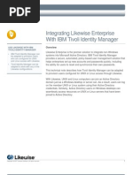 Download IBM Tivoli Identity Manager can be adapted to provision users who are configured for UNIX and Linux access with Likewise by Likewise Software SN6075693 doc pdf