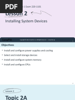 Lesson 2: Installing System Devices