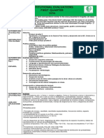 Evaluaciones institucionales primer trimestre