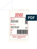 DENSO CR INYECTOR