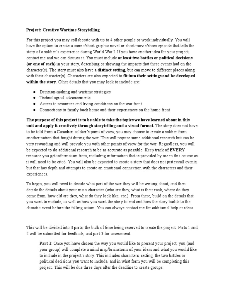 Project Outline | PDF