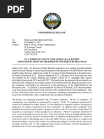 St. Lawrence County news release