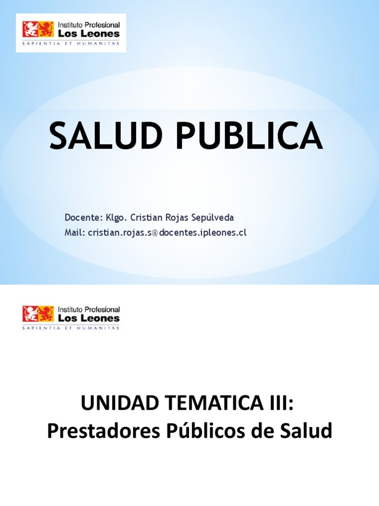 Estructura de Atención en Salud Pública | PDF | Hospital | Medicina CLINICA