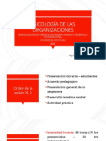 Psicología de Las Organizaciones