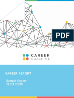 Career Report Sample Report