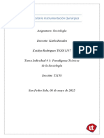 Tarea #3. Paradigmas Teóricos de La Sociología