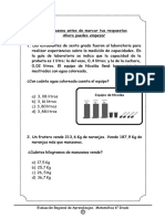 Prueba Salida Matemática