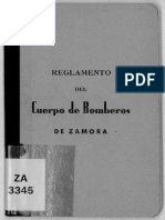Reglamento Del Cuerpo de Bomberos de Zamora