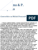 A. Fontana  P. Pasquino - Convorbire cu Michel Foucault