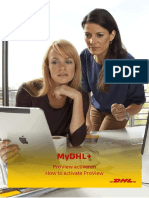 Mydhl Proview Activeren v2.0