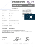 G-0072-22 Certificado de Calibración