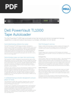 PowerVault TL1000 Tape Autoloader Spec Sheet