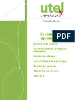 Mercados Globales y Finanzas Personales - Semana 1 - P