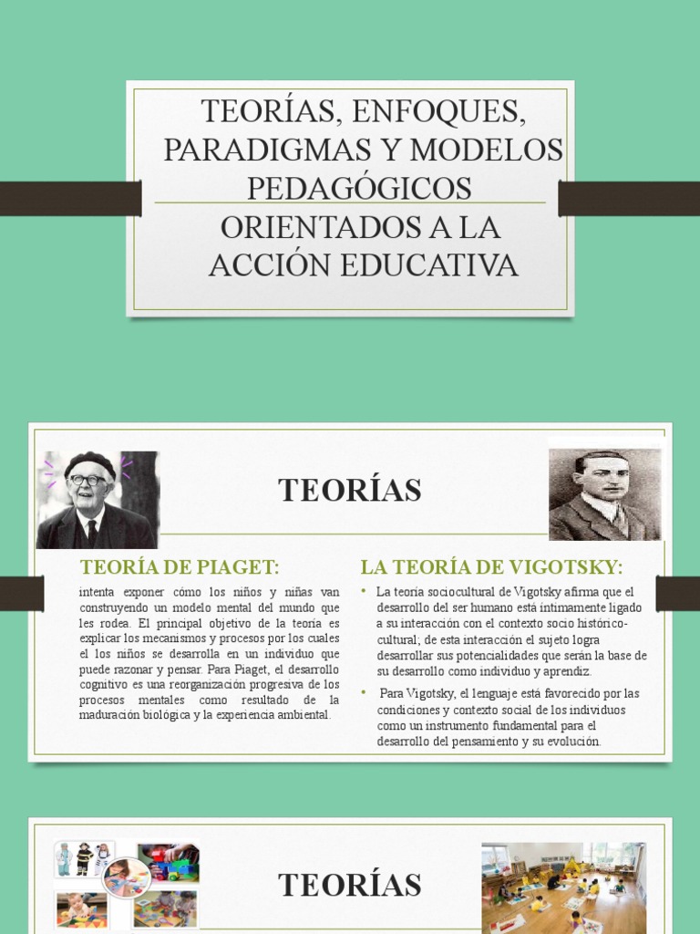 Teorías y Modelos Pedagógicos Clave | PDF | Aprendizaje | Pensamiento