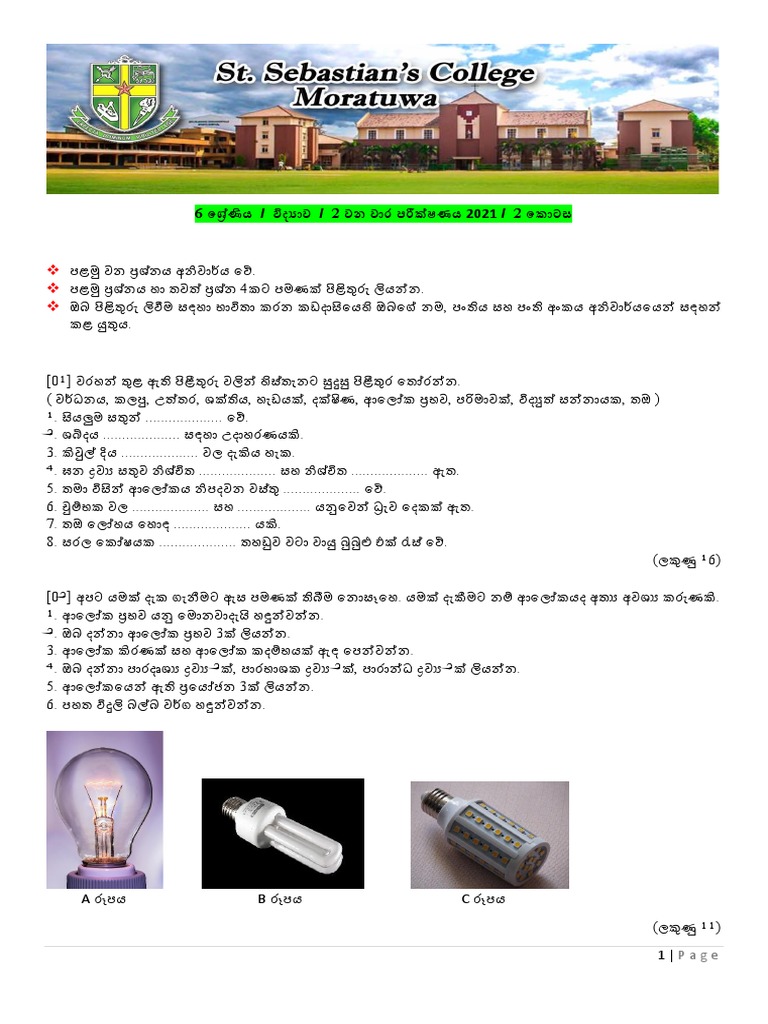 grade 6 maths second term test papers 2020