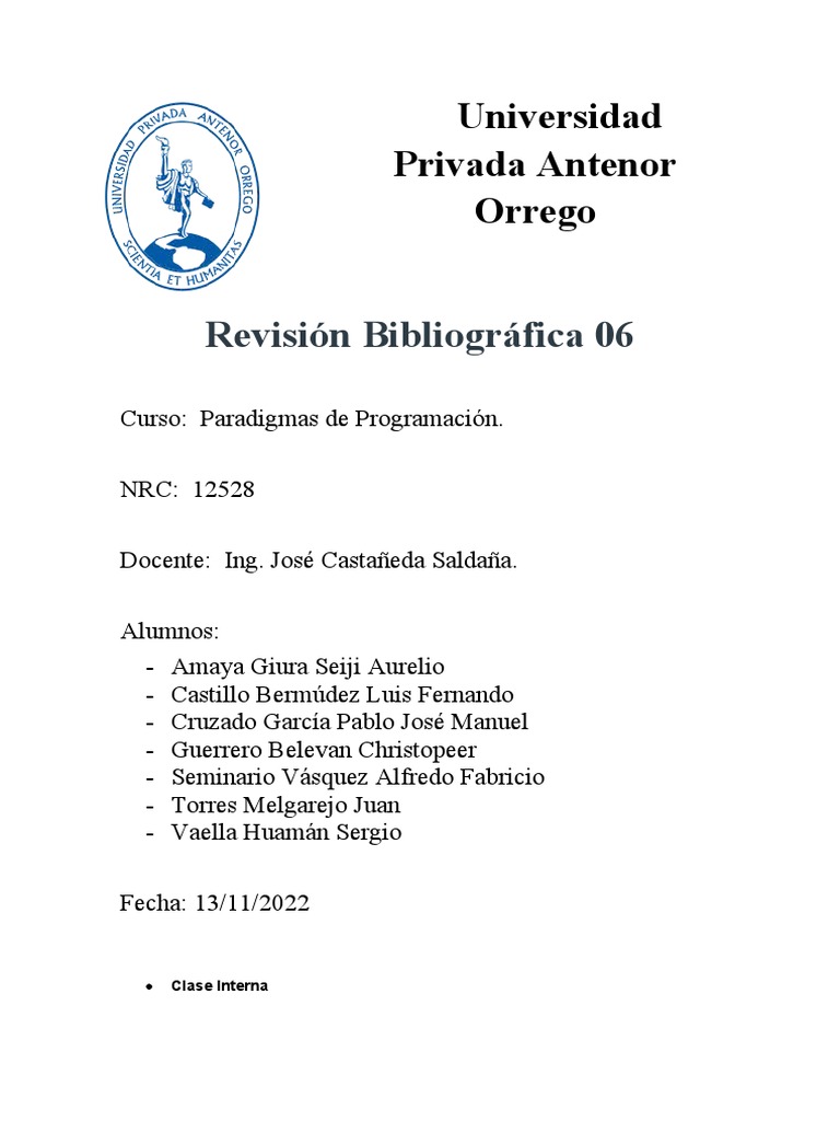 Clases Internas y Anónimas en Java | PDF | Ciencias de la Computación ...
