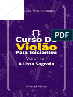 Curso+de+Viol%E3o+Para+Iniciantes+ +Volume+I+ +a+Lista+Sagrada+Para+Iniciantes