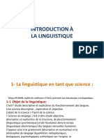 Introduction À La Linguistique (Bouchra Fennich)