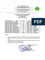 Jadwal Ujian Praktek Kerja Lapangan