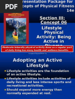 Section III: Concept 06 Lifestyle Physical Activity: Being Active in Diverse Environments