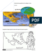 Actividad en Clase Referente A La Ubicación Geográfica de La Antigua Grecia