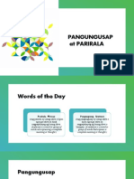 Q1 - L2 - SF - Intermediate - Pangungusap at Parirala