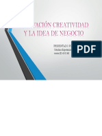 Innovación Creatividad y La Idea de Negocio