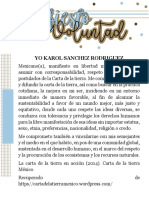 Manifiesto de Voluntad - KSR