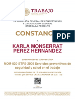 NOM-030-STPS-2009 Servicios preventivos