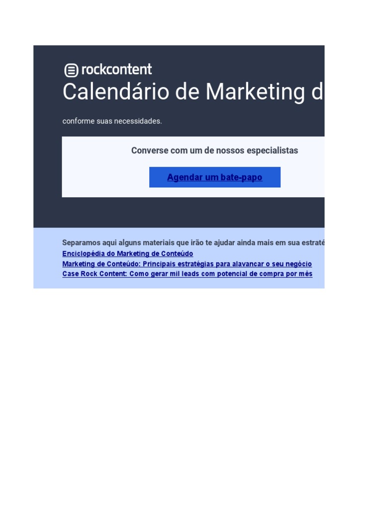 Calendário de Marketing 2022 | PDF