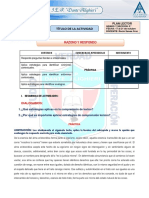 SESIÓN #28 RAZONO Y RESPONDO Plan Lector