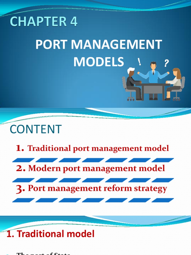 Chapter 4 Port Management Model PDF Port Privatization
